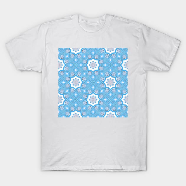 Coastal Dreamscape Kaleidoscope 4 T-Shirt by mariakeady